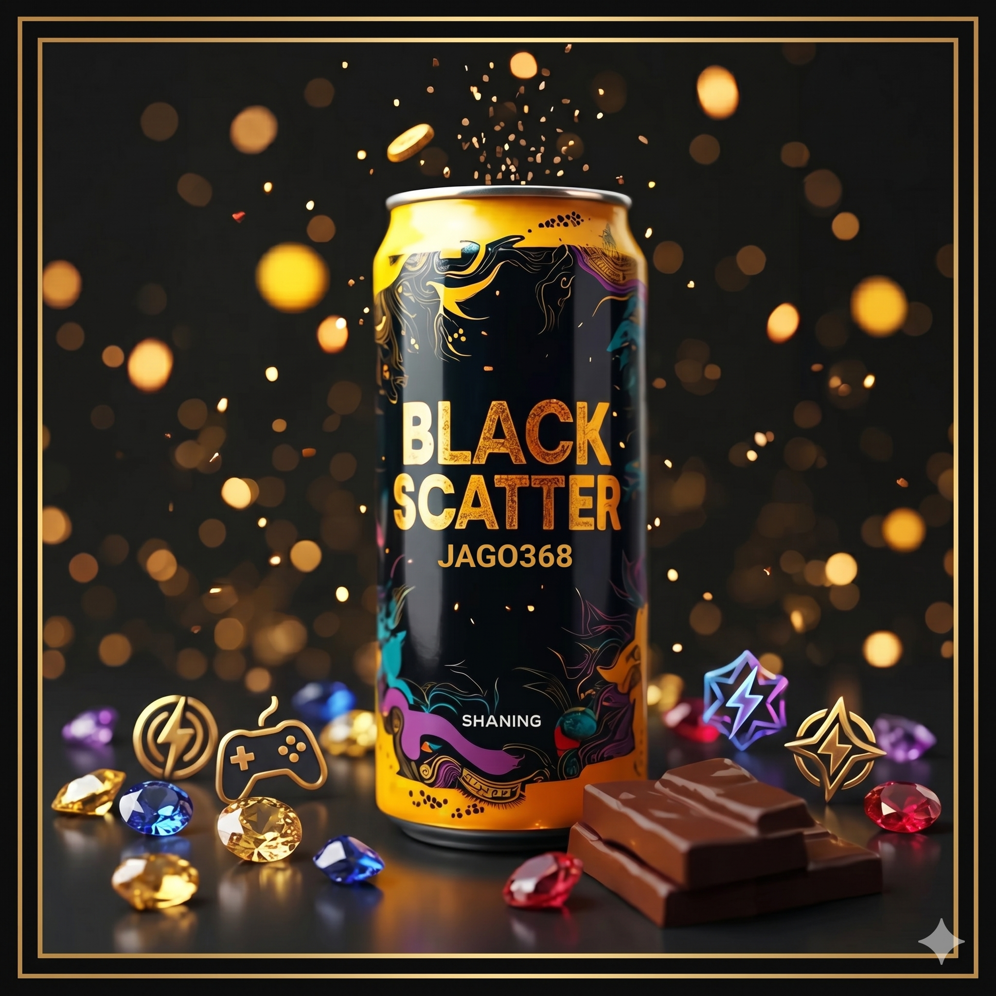 Black Scatter Energy Drink